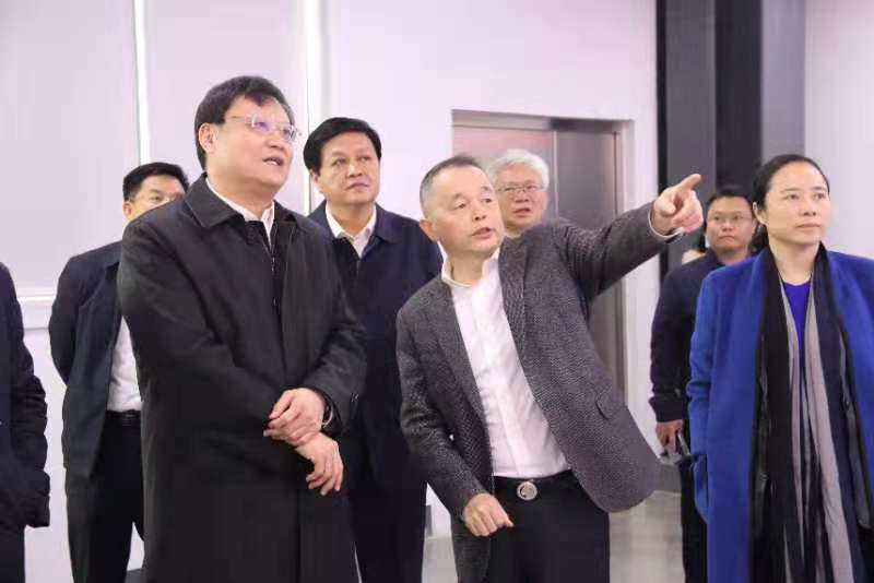 湖南省委常委、省國資委書記等赴邵陽調(diào)研國資國企工作方案考察團來我公司調(diào)研